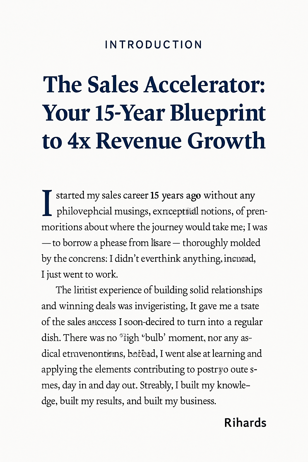 The Ultimate Blueprint to 4X Revenue & Sales Mastery